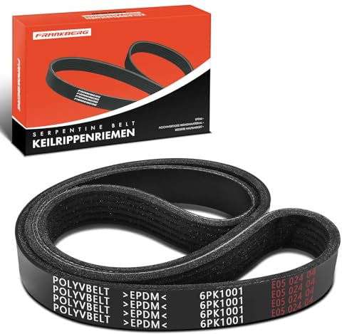 Frankberg 1x Cinghia a V Benzina Compatibile con Golf VII 5G1 BE1 BE2 BQ1 Golf VII Variante BA5 BV5 Polo 6C1 6R1 Polo AE1 AW1 BZ1 Polo Van 6R Fabia III NJ3 Replace# 04E145933R