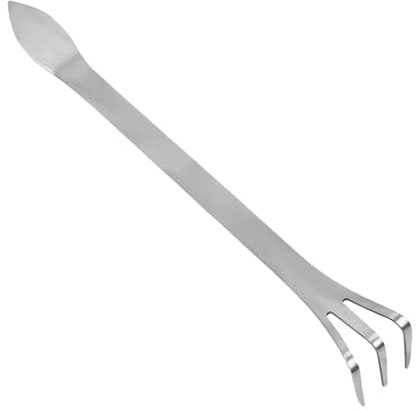 Rastrillo para Raíces - Rastrillo De Acero Inoxidable Pequeño para Bonsái con Mango Ergonómico - Suministros Multiusos para Jardinería, Aireación del Suelo Y Mantenimiento De Plantas
