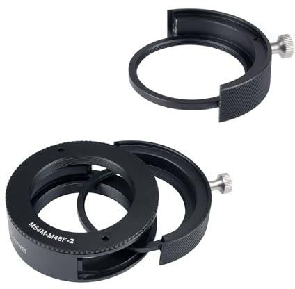 SVBONY SV226 M54 Cassetto filtro telescopico, cassetto filtro fotografico con adattatore M54-M48, ampia compatibilità, doppio supporto magnetico per filtri da 5,1 cm, funzionamento fluido per
