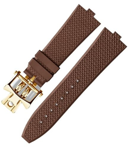 Bracelet de Montre en Caoutchouc fluoré Senior pour Bracelet de Montre 4500v 5500v 7900 vc Bouche Convexe 7mm Bracelet de Montres