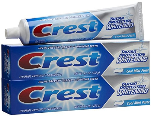 Crest Whitening Toothpaste, Cool Mint - 8.2 Oz - 2 Pk Pack Of 2