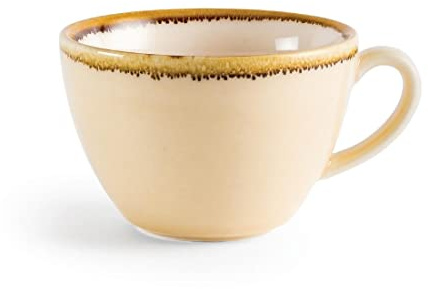 Olympia Kiln Espresso Saucer Bark 115?�mm 45 Cups Coffee Serving Tableware 6pc