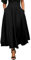 May Story Damen Retro Maxirock Hoher Taille Rockabilly Rock Lang Festlich Tellerrock Faltenrock (XL (EU48-50), Schwarz)