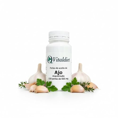Perlas de Aceite de Ajo macerado 110 perlas de 665 mg Mensan
