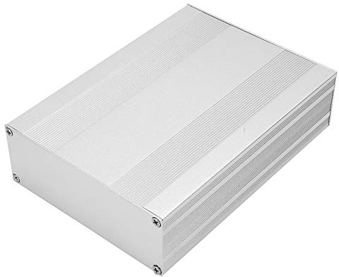 Custodia in Alluminio Scatola di Raffreddamento per Strumenti PCB Caso di Progetto Elettronico 54 x 145 x 200mm