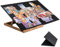 Tektalk Foldable Jigsaw Puzzle Board with 3 Angle Adjustable Bracket/Stand, Lightweight Portable Puzzle Mat Plateau with Wooden Easel, Foldaway Felt Puzzle Table, for Up to 1000 Pieces - Black