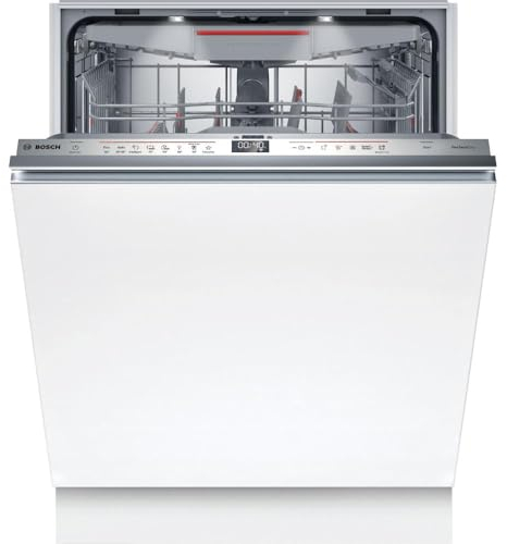 BOSCH SMV6ZCX16E Geschirrspüler Serie 6, vollintegrierte Spülmaschine mit Besteckschublade, 60 cm, Home Connect, Intelligent Programm, Max Flex Körbe, Vario Schublade, Rackmatik