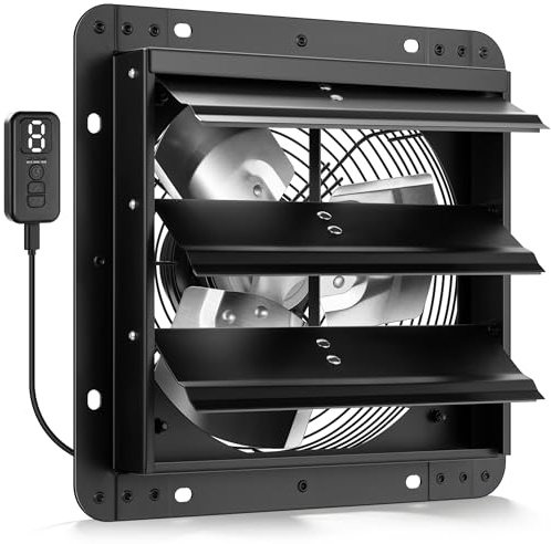 VIVOHOME 250mm Extractor de Persiana Antioxidante de Pared con Motor EC