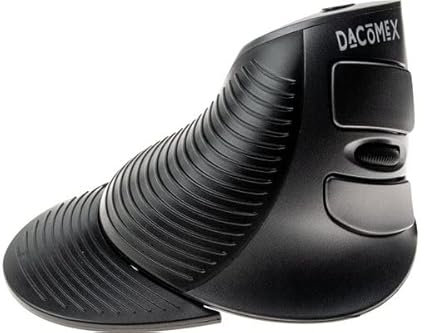 Delux Vertical Ergo Grip 225123 PC Mouse USB, Radio