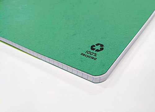 Forever 68402C - Cahier Spirale 100% Recyclé A4 120p PC Détachables