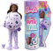 Barbie HJL57 - Cutie Reveal Puppe mit Teddy-Kostüm, Traumland Fantasie-Serie mit Farbwechsel-Effekt, 10 Überraschungen und Haustier, Spielzeug für Kinder ab 3 Jahren