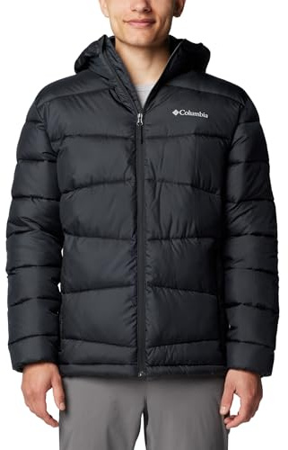 Columbia Fivemile Butte II Chaqueta con Capucha, Tecnología Reflectante, Tela Repelente al Agua, Aislamiento Reciclado, Bolsillos Seguros para las Manos, Ribete en Capucha - Hombre