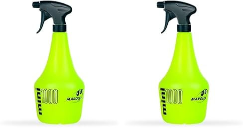MAROLEX - Pulvérisateur À Main Mini 1000 - Avec Gâchette - Jet Réglable - Spray Pour Jardinage Cuisine Ou Nettoyage - Capacité 1 L (Lot de 2)