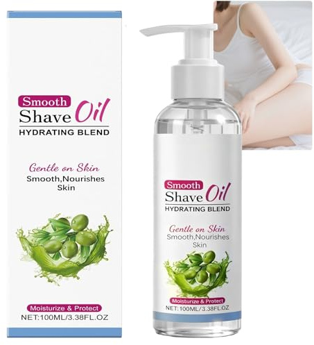 Olio da barba idratante, gel e olio da barba per pelli sensibili, riduce irritazioni, rossori e secchezza, assorbimento rapido, idratazione non grassa per una rasatura confortevole (1pcs)