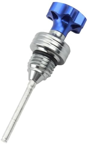 Oljemätstickor Motorcykel Universal Motor Oljemätsticka Påfyllningslock Vevhus Oljenivåmätare För Skoter(Blue)