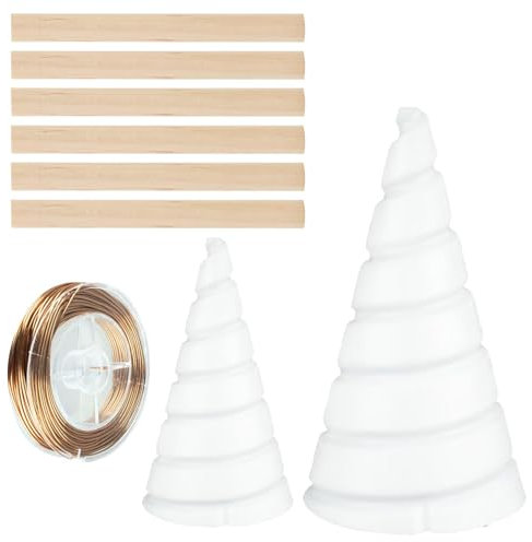 BestAlice Kupferdraht für Elektrokultur-Gartenarbeit, Kupferspule für Gartenarbeit, Bonsai-Draht, Elektrokultur-Gartenpfahl für Elektrokultur-Gartenarbeit, Gartenpfahl für Den Anbau von(S)