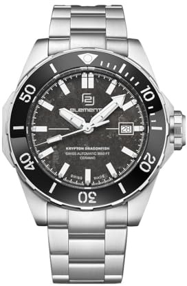 Two Elements Krypton Dragonfish Swiss Automatic Professionelle Taucher Uhr