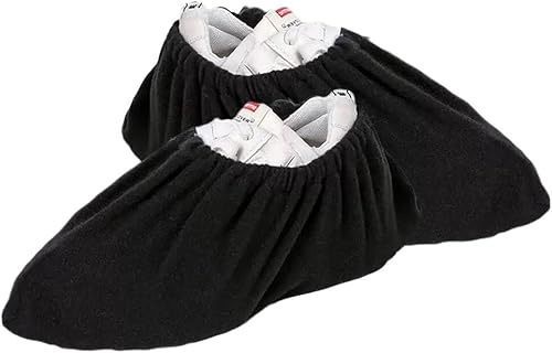 Slide Board Booties - Ice Hockey Gliding Shoe Covers for Leg Pot Training Fitness Athletic Training, Fit Shoes of US 6~10 (5 Pairs)