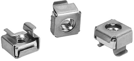 Adam Hall 5653 - Käfigmutter Blister, 20 Stk., 2mm - Schrauben