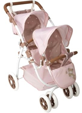 ARIAS -Car Twin Ride Bear. Foldable, with rotating front wheels and adjustable handlebar. Includes bag. Height handlebar is 47 to 77 cm. Measurements: 45 x 70 x 73 cm. Toy Children +3 years (ARI40864)