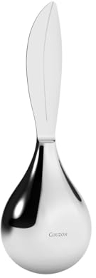 COUZON - Couteau beurre et confiture - Butter Fly - Acier inoxydable 18/10, Finition Miroir, Epaisseur 1.2 mm, Longueur H13 x D5 cm - Inox