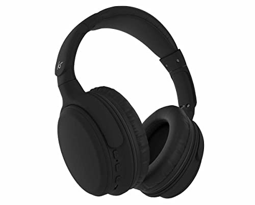 Kitsound Slammer - KSSLAMRBK- Auriculares de Diadema Bluetooth sin Cables, Color Negro