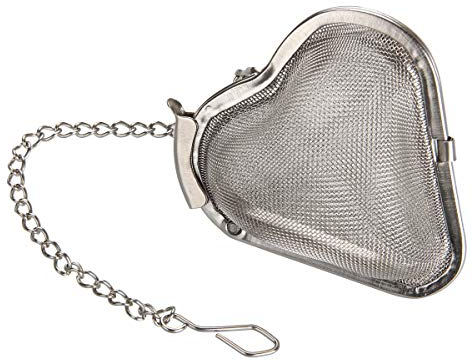 FACKELMANN Infusore per tè con Rete in Acciaio Inox, Argento, ca. 5,3 x 5,5 cm