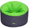 Gardenista runder Bean Bag für Erwachsene Sitzsack 90x60cm Wasserabweisender Stoff Gaming sitzsäcke mit füllung Komfortabler Indoor Outdoor Sitzkissen Sessel für Wohnzimmer,Garten,Terrasse (Green)