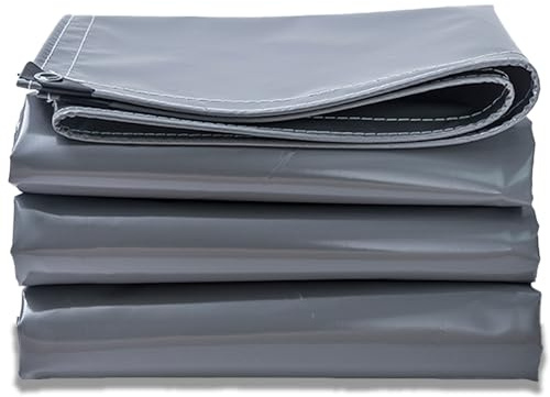 SSFMSF Lona Resistente Al Desgaste Lona Reforzada con Ojales Cubierta de Lona Multiusos EncuadernacióN de Bordes Reforzados, Adecuada para Muebles de Exterior PersonalizacióN. (1 * 1m｜400g)