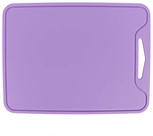Qukaim Juego de Tablas de Cortar Flexibles, Tablas de Picar de Silicona de Grado Alimenticio para Uso Doméstico, Antideslizantes, Fáciles de Limpiar, 30 x 40 cm, Rosa