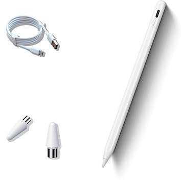 Penna Per Ipad - Penna Compatibile con iPad 2018-2025 ，Ricarica Rapida ，Non c'è Bisogno Di Collegare Bluetooth，Magnetica Stylus