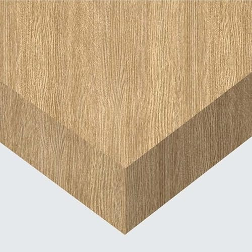 DIMEXACT - Papier adhésif Imitation Bois de chêne Beige structuré - 60 cm x 5 m - en Rouleau