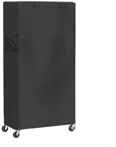 Cubierta protectora impermeable para estante de almacenamiento Oxford 420D con bolsillo de almacenamiento con cremallera para estanterías de pie, cocina, sala de estar, sótano, garaje, almacén, color