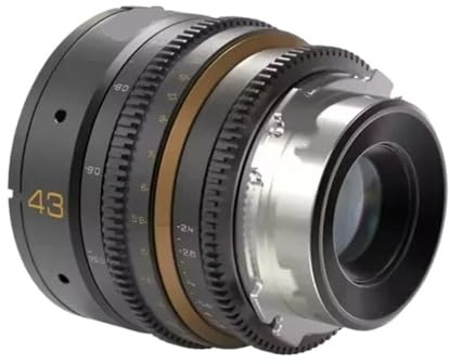 Objetivos de Cine fijos DULENS APO Mini de 31 mm, 43 mm, 58 mm y 85 mm T2.4, Formato Completo, Manual, Gran Apertura, compatibles con cámaras Canon EF PL.(43mm T2.4,Canon EF)