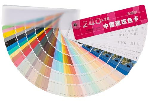 FUTUREORYY Schede di Pittura Standard 258 Carte per l'Abbinamento dei Colori Strumento Portatile per Artisti e Studenti di Disegno