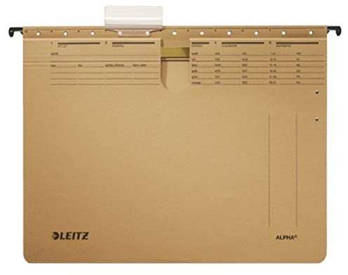 Leitz Hängehefter ALPHA/1914-00-00 A4 naturbraun 250g/qm Inh.1