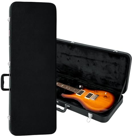 Gator Cases Estuche de Madera Dura para Guitarras Eléctricas de wide body; Se Adapta a Guitarras Estilo PRS y Más (GWE-ELEC-WIDE)