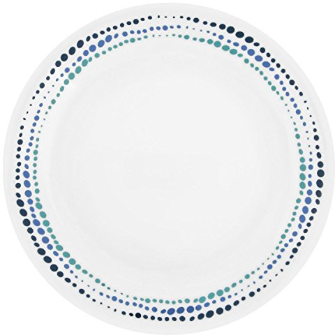 Corelle Livingware Ocean Blues 8.5 Lunch Plates, Set of 4