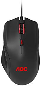 AOC GM200 Gaming Maus - 4.200 DPI - RGB-Farben - 1,8 Meter PVC Kabel