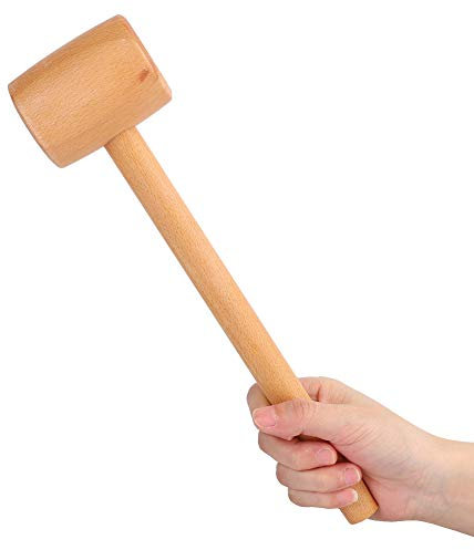 Mazo De Madera, Martillo De Madera Carpintería Talla Mazo Herramienta De Mano Para Carpintería, 29.5 Cm