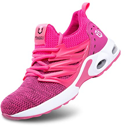 Safety Shoes Mens Safety Trainer Womens Steel Toe Cap Trainers Lightweight S1 S2 S3 Work Shoes Protective Industrial Non Slip C-Pink 6.5UK(EU40)