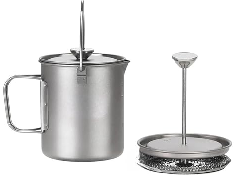 Descubra la vajilla perfecta for exteriores for picnics y viajes: duradera, liviana y resistente al óxido, suministros for campamento(750ml Pot (Set 1))
