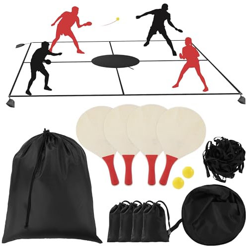 MABOZOO Beach Paddle Ball Set, Paddle Ball Beach for Family Friends Indoors Outdoors Games