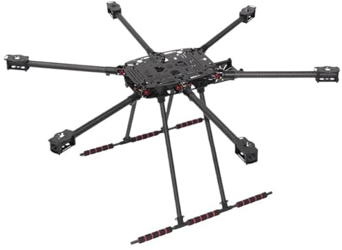 Kit Telaio Esacottero Completamente In Fibra Di Carbonio Con Bracci Pieghevoli E Carrello Di Atterraggio For FPV(ZD850 PRO)