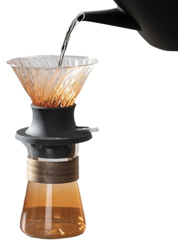 Handfilter för kaffe – dropp brew pour over kaffebryggare | färggradient filtrering hushållsverktyg för dryckestillverkning camping resor studentboende hotell lägenhet | för make