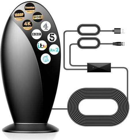 Digital TV Antenna Indoor,【1200+ Miles