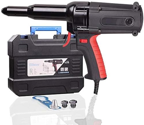 Outil de rivet électrique sans balais, 600 W, riveteuse automatique pour une utilisation au bureau, économie de main-d'œuvre avec adaptateur de pistolet à riveter pour perceuse électrique