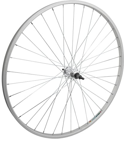 Wheel Rear 27 x 1-1/4, Silver, 36H Bolt On