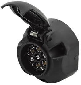 HELLA 8JB 005 949-031 Steckdose - 12V - 7/6-polig - Kunststoff - Gehäusefarbe: schwarz - DIN/ISO: 1724