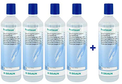 TK.JP Sparpaket: PRONTOSAN Wundspüllösung 350 ml Spüllösung - 5er-Pack (4 x 350ml + 1 x 350ml GRATIS)